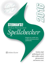 Title: Stedman's Plus 2016 Medical/Pharmaceutical Spellchecker (Standard) / Edition 24, Author: Stedman's