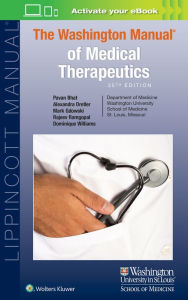 Title: The Washington Manual of Medical Therapeutics, Author: Pavan Bhat