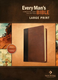 Title: Every Man's Bible NLT, Large Print, TuTone (LeatherLike, Brown/Tan), Author: Tyndale