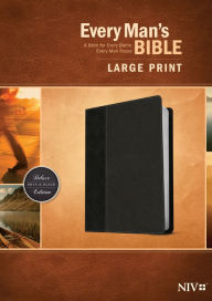 Title: Every Man's Bible NIV, Large Print, TuTone (LeatherLike, Onyx/Black), Author: Tyndale