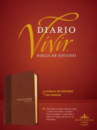 Title: Biblia de estudio del diario vivir RVR60 (SentiPiel, Café/Café claro, Letra Roja), Author: Tyndale
