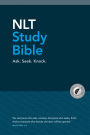 NLT Study Bible (Red Letter, Hardcover Cloth, Blue, Indexed)