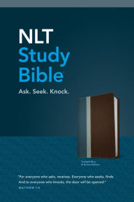 Title: NLT Study Bible, TuTone (LeatherLike, Twilight Blue/Brown, Red Letter), Author: Tyndale