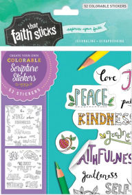 Title: Galatians 5:22-23 Colorable Stickers, Author: Tyndale