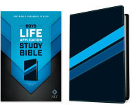 Title: NLT Boys Life Application Study Bible, TuTone (LeatherLike, Midnight Blue), Author: Tyndale