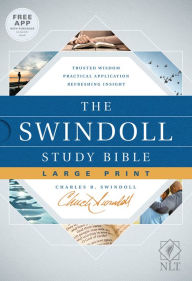 Title: The Swindoll Study Bible NLT, Large Print (Hardcover), Author: Tyndale