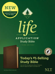 Title: NLT Life Application Study Bible, Third Edition (LeatherLike, Dark Brown/Brown, Indexed), Author: Tyndale