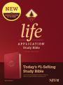 NIV Life Application Study Bible, Third Edition (LeatherLike, Berry)