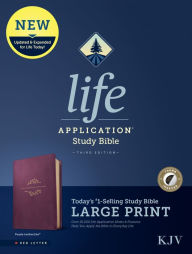 Online ebook download KJV Life Application Study Bible, Third Edition, Large Print (Red Letter, LeatherLike, Purple, Indexed) ePub FB2