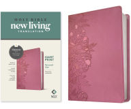 Title: NLT Personal Size Giant Print Bible, Filament-Enabled Edition (LeatherLike, Peony Pink, Red Letter), Author: Tyndale