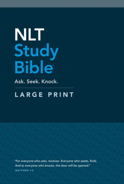 NLT Study Bible Large Print (Hardcover, Red Letter)