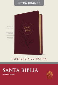 Title: Santa Biblia RVR60, Edición de referencia ultrafina, letra grande (SentiPiel, Ciruela, Letra Roja), Author: Tyndale Bible