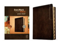 Title: Every Man's Bible NLT, Large Print, Deluxe Explorer Edition (LeatherLike, Rustic Brown, Indexed), Author: Tyndale