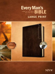 Title: Every Man's Bible NIV, Large Print, Deluxe Explorer Edition (LeatherLike, Rustic Brown, Indexed), Author: Tyndale