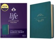 Title: NKJV Life Application Study Bible, Third Edition, Large Print (LeatherLike, Teal Blue, Red Letter), Author: Tyndale