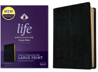 Title: NKJV Life Application Study Bible, Third Edition, Large Print (Bonded Leather, Black, Red Letter), Author: Tyndale