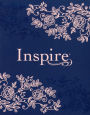 Inspire Bible NLT (Hardcover LeatherLike, Navy): The Bible for Coloring & Creative Journaling