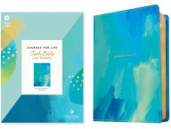 Title: NLT Courage For Life Study Bible for Women (LeatherLike, Brushed Aqua Blue, Filament Enabled), Author: Tyndale