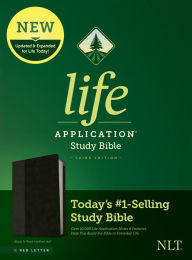 Title: NLT Life Application Study Bible, Third Edition (LeatherLike, Black/Onyx, Red Letter), Author: Tyndale