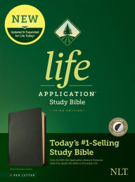 Title: NLT Life Application Study Bible, Third Edition (Genuine Leather, Black, Indexed, Red Letter), Author: Tyndale