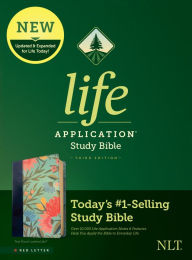 Title: NLT Life Application Study Bible, Third Edition (LeatherLike, Teal Floral, Red Letter), Author: Tyndale