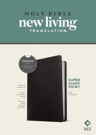 Title: NLT Super Giant Print Bible, Filament Enabled (LeatherLike, Black, Red Letter), Author: Tyndale