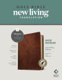 NLT Wide Margin Bible, Filament Enabled (LeatherLike, Dark Brown Palm, Indexed, Red Letter)