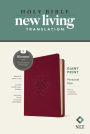 NLT Personal Size Giant Print Bible, Filament-Enabled Edition (LeatherLike, Aurora Cranberry, Red Letter)