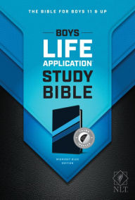 Title: NLT Boys Life Application Study Bible, TuTone (LeatherLike, Midnight Blue, Indexed), Author: Tyndale