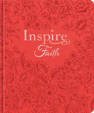Inspire FAITH Bible NLT, Filament-Enabled Edition (Hardcover LeatherLike, Coral Blooms): The Bible for Coloring & Creative Journaling
