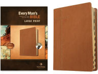 Title: Every Man's Bible NLT, Large Print (LeatherLike, Pursuit Saddle Tan, Indexed), Author: Tyndale