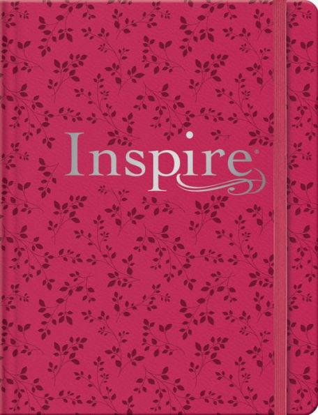 Inspire Bible NLT (Hardcover LeatherLike, Pink Peony, Filament Enabled): The Bible for Coloring & Creative Journaling