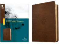 Title: NLT Courage For Life Study Bible for Men (LeatherLike, Rustic Brown Lion, Filament Enabled), Author: Tyndale