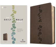 Title: The Daily Walk Bible NLT (LeatherLike, Stepping Stones Dark Taupe, Filament Enabled), Author: Tyndale
