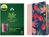 Title: NLT Life Application Study Bible, Third Edition (LeatherLike, Pink Evening Bloom, Red Letter), Author: Tyndale