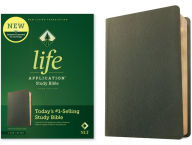 Title: NLT Life Application Study Bible, Third Edition (Genuine Leather, Olive Green, Red Letter), Author: Tyndale