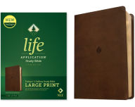 Title: NLT Life Application Study Bible, Third Edition, Large Print (LeatherLike, Rustic Brown Leaf, Red Letter), Author: Tyndale
