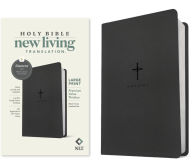 Title: NLT Large Print Premium Value Thinline Bible, Filament Enabled (LeatherLike, Black Cross), Author: Tyndale