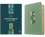 NLT One Year Chronological Study Bible (LeatherLike, Sage Green Mosaic)