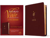 Title: Biblia de estudio del diario vivir RVR60, letra grande (SentiPiel, Vino tinto, Letra Roja), Author: Tyndale