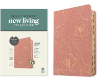 Title: NLT Large Print Thinline Center-Column Reference Bible, Filament Enabled (LeatherLike, Pink Gold Floral, Indexed, Red Letter), Author: New Living Translation