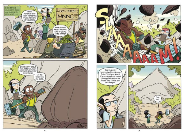 John Henry, Steel-Drivin' Elf: A Graphic Novel