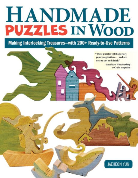 Wooden Puzzle Scenes for Kids: 200+ Scroll Saw Patterns for Magical Stand-Up Puzzle Scenes