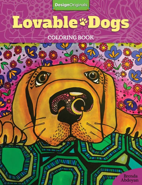 Lovable Dogs Coloring Book