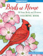 Birds at Home Coloring Book: 50 State Birds and Flowers