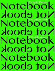 Title: Graph Paper Notebook 1/10 inch squares 120 pages: Notebook not Ebook with green cover, 8.5 x 11 graph paper notebook with 1/10 inch squares, perfect bound, ideal for graphs, math sums, composition notebook or even journal, Author: Spicy Journals