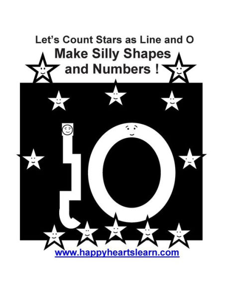 Let's Count Stars as Line and O Make Silly Shapes and Numbers !