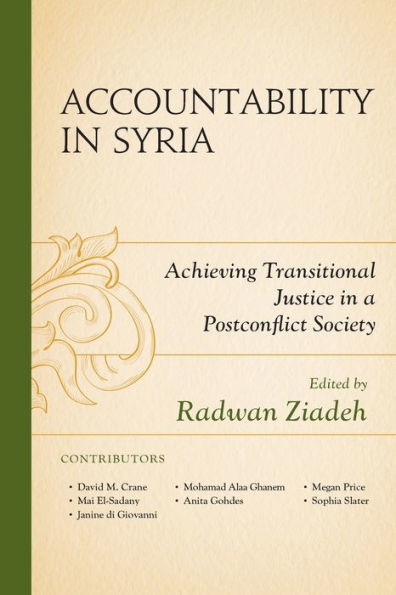 Accountability Syria: Achieving Transitional Justice a Postconflict Society
