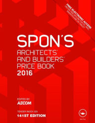 New ebooks free download pdf Spon's Architect's and Builders' Price Book 2016 