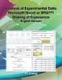 Analysis of Experimental Data MicrosoftExcel or SPSS??! Sharing of Experience English Version: Book 3